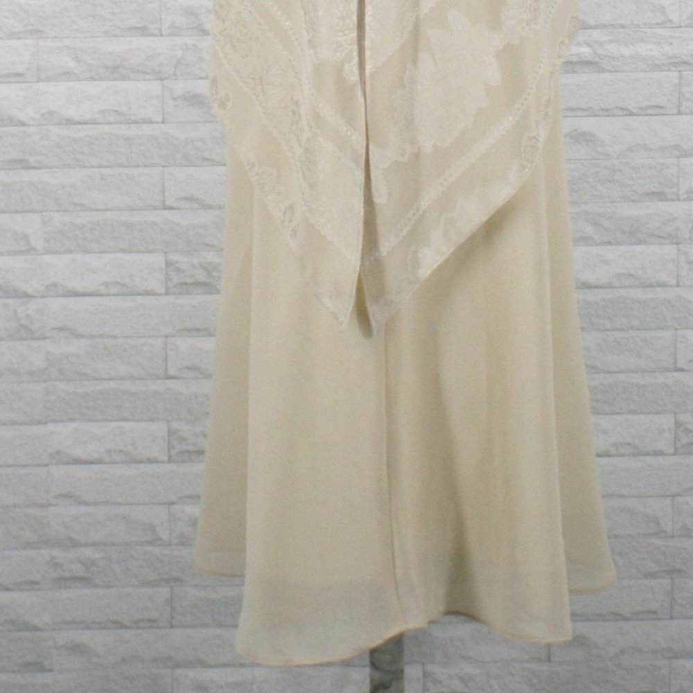 ULTRA DRESS Maxi Gown Dress Asymmetrial Mother of Bride Groom Tan Plus Size 14 - Picture 7 of 16